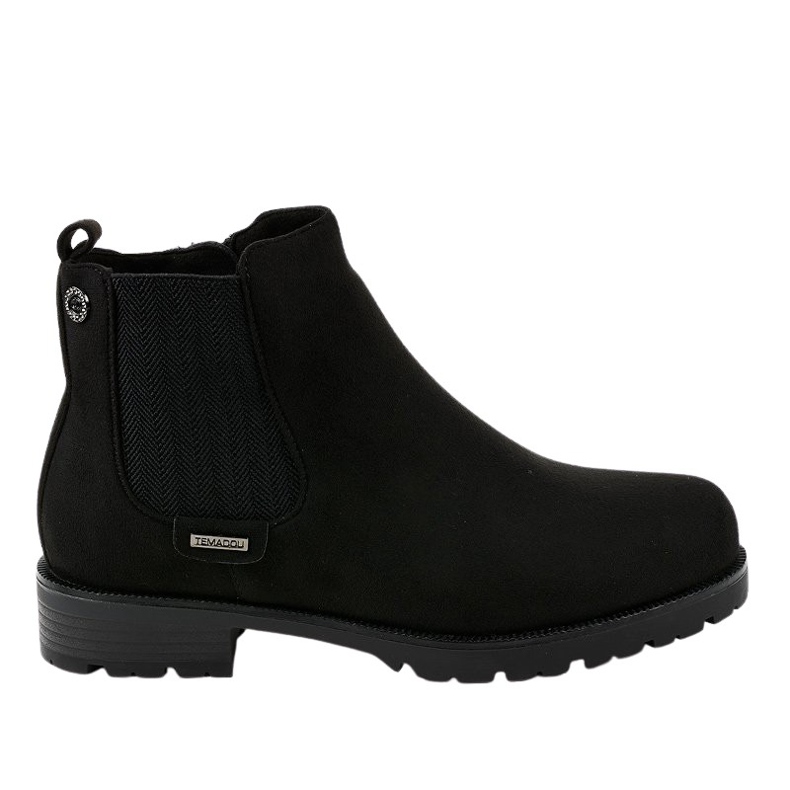 Botas pretas de tornozelo SG-328 preto