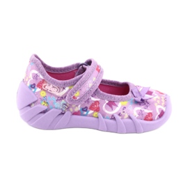 Calçados infantis Befado 109P182 roxo multicolorido