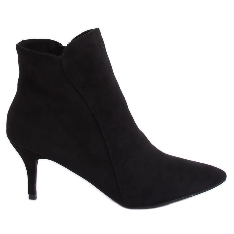Botas pretas de salto baixo K1906806 Negro preto