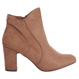 Botas bege de salto alto K1809810 Taupe
