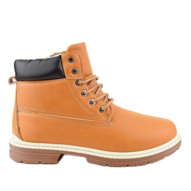 Botas de neve com isolamento marrom C-9U5-8 castanho Botas de neve com isolamento marrom C-9U5-8 castanho