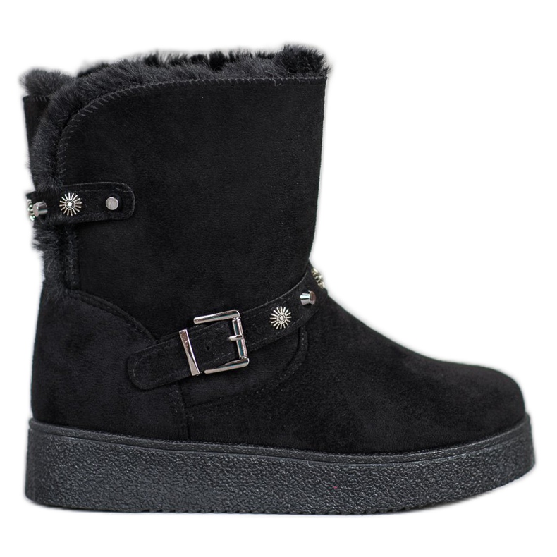 SHELOVET Mukluki com jatos preto SHELOVET Mukluki com jatos preto