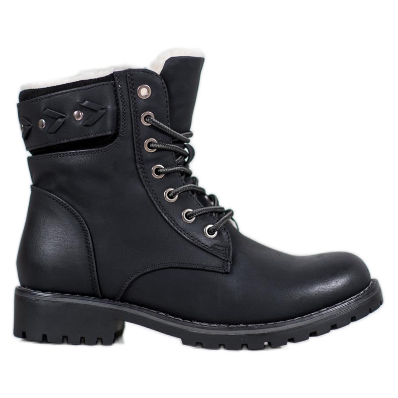 SHELOVET Elegant Trappers preto