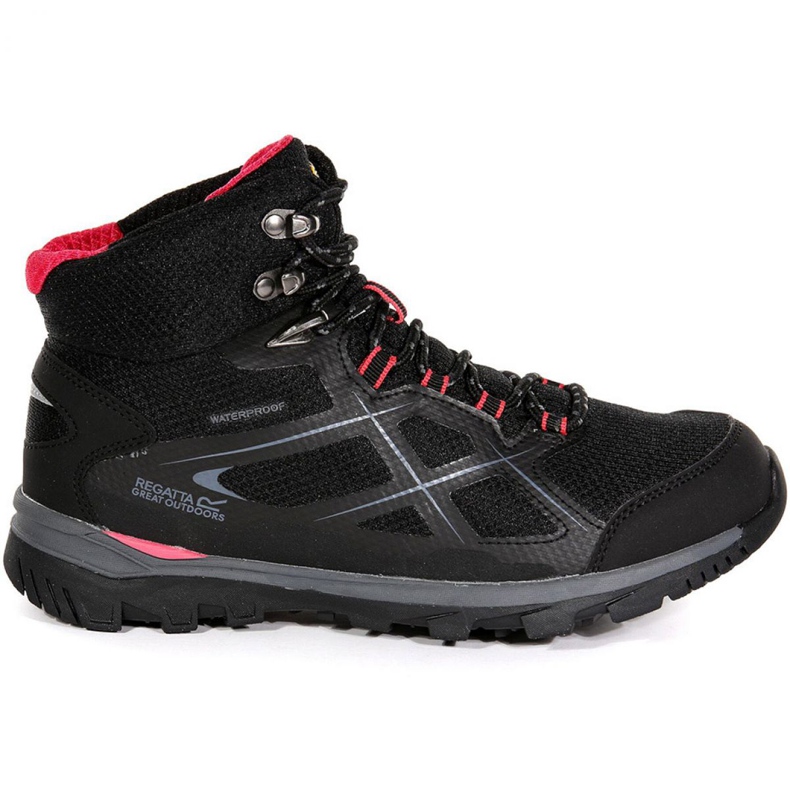 Sapatos Regatta Wms Kota Mid W RWF490 7HQ preto rosa