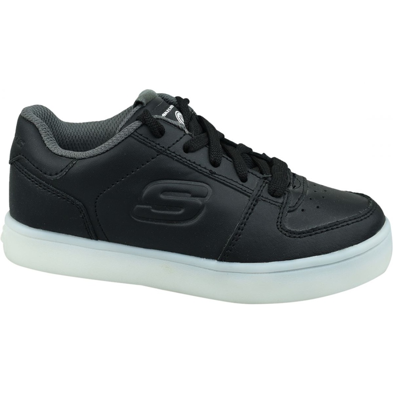 Sapatos Skechers Energy Lights Jr 90601L-BLK preto