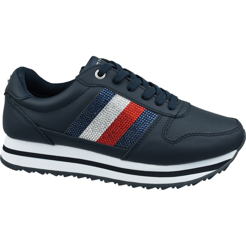 Sapatilhas Tommy Hilfiger Tommy Retro Cristal W FW0FW04683 Cki azul marinho