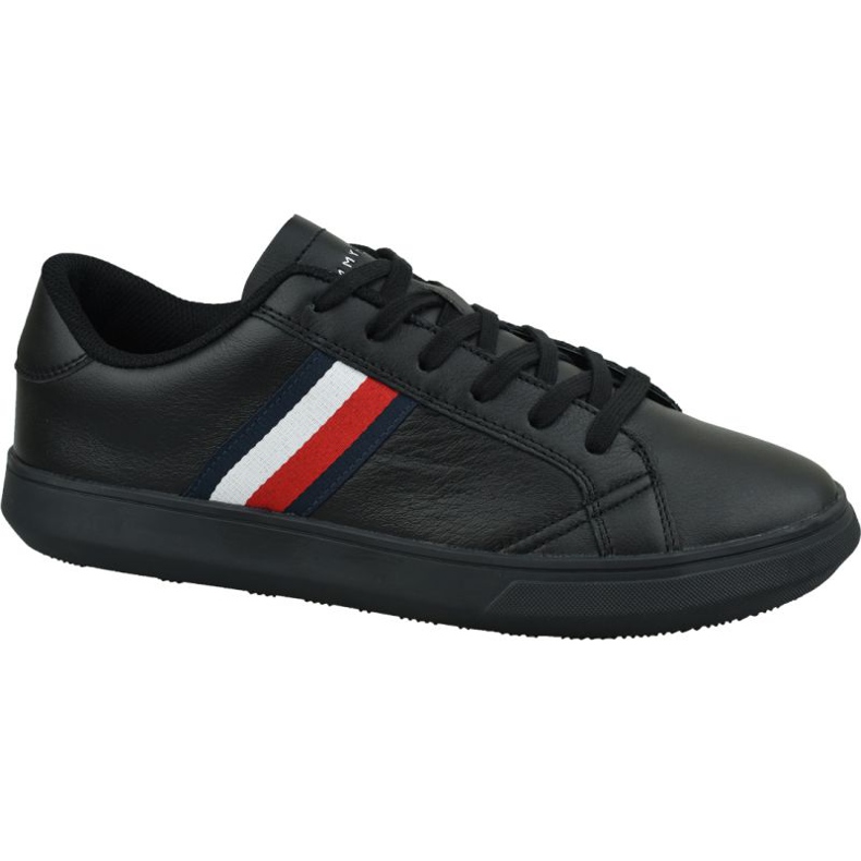 Sapatos Tommy Hilfiger Essential Leather Cupsole M FM0FM02388 Bds preto