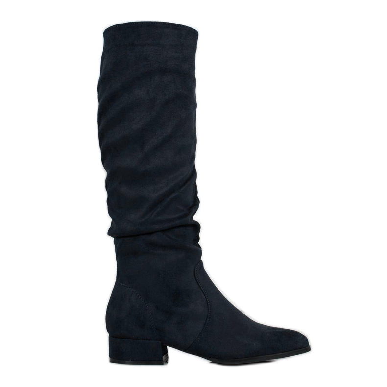 Super Mode Botas Pretas Clássicas preto