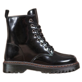 SHELOVET Trabalhadores negros com couro ecológico preto