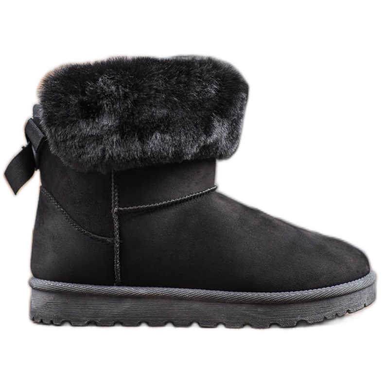SHELOVET Mukluki Com Pele preto