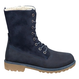 Super Me Botas de amarrar azul