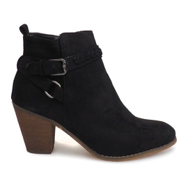 Botas de salto 99-267 pretas preto
