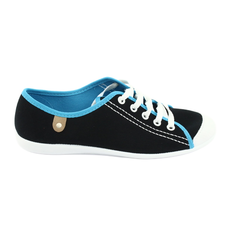 Sapatos juvenis Befado 248Q019 preto azul