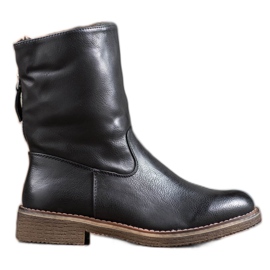 SHELOVET Botas Quentes Com Zíper preto