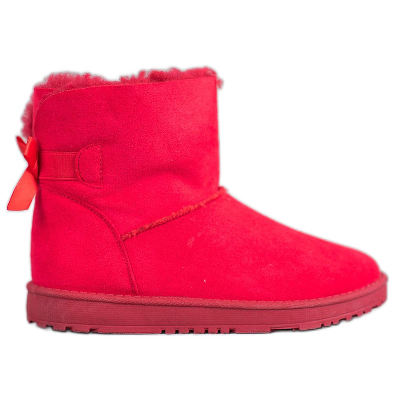 Haver Mukluki confortável vermelho