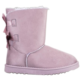 Kayla Mukluki confortável roxo