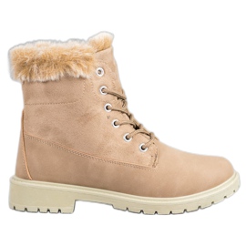 SHELOVET Caçadores Confortáveis marrom