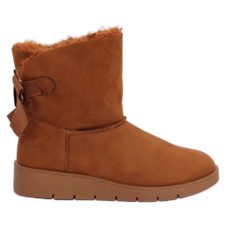 Botas de neve camelo A-3 femininas castanho