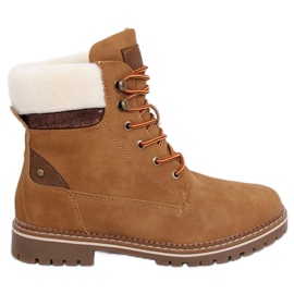 Botas de madeira camelo 185-PA Camel marrom