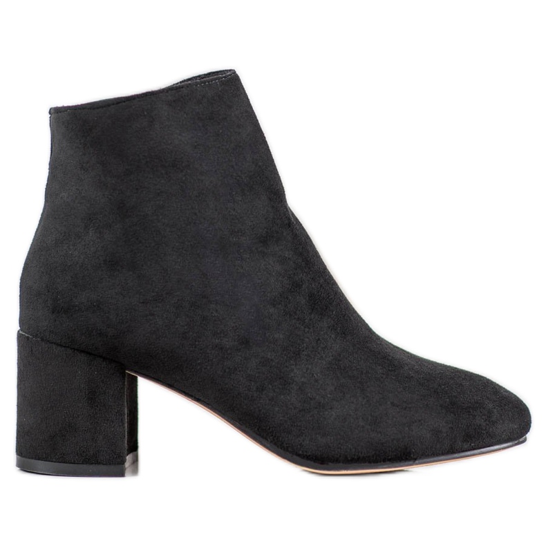 SHELOVET Botas de camurça elegantes preto