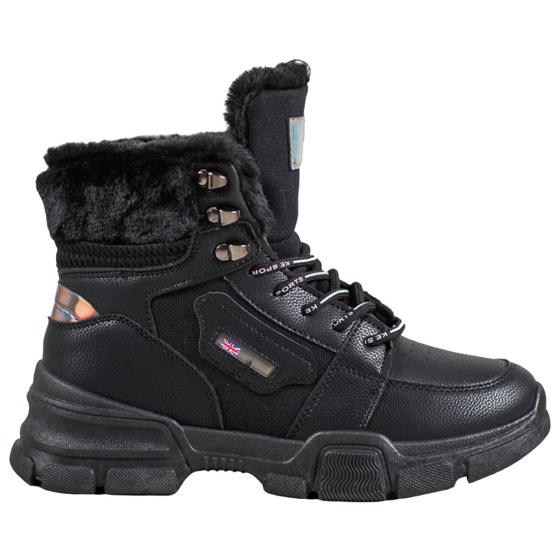 Yes Mile Tênis Com Pele preto