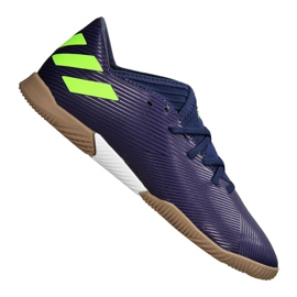 Sapatos Adidas Nemeziz Messi 19.3 In Jr EF1815 azul-marinho roxo