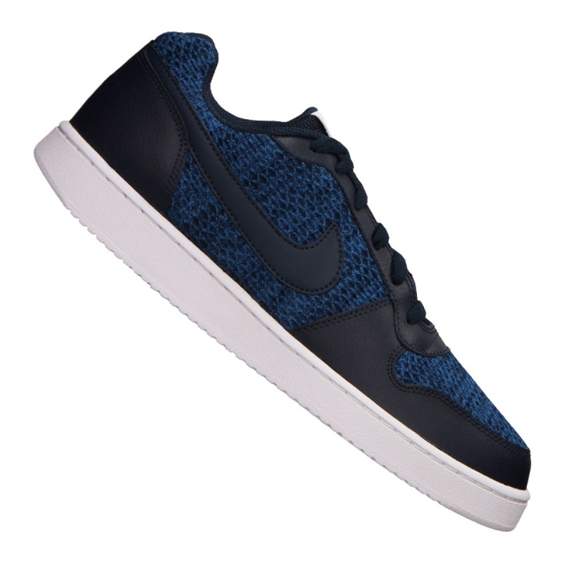 Tênis Nike Ebernon Low Prem M AQ1774-440 azul marinho azul