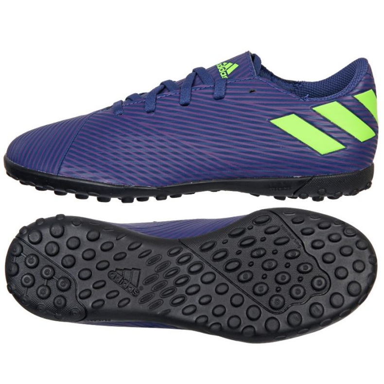 Sapatos Adidas Nemeziz Messi 19.4 Tf Jr EF1818 azul marinho azul marinho