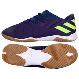 Sapatos Adidas Nemeziz Messi 19.3 In M EF1812 azul-marinho azul e azul marinho