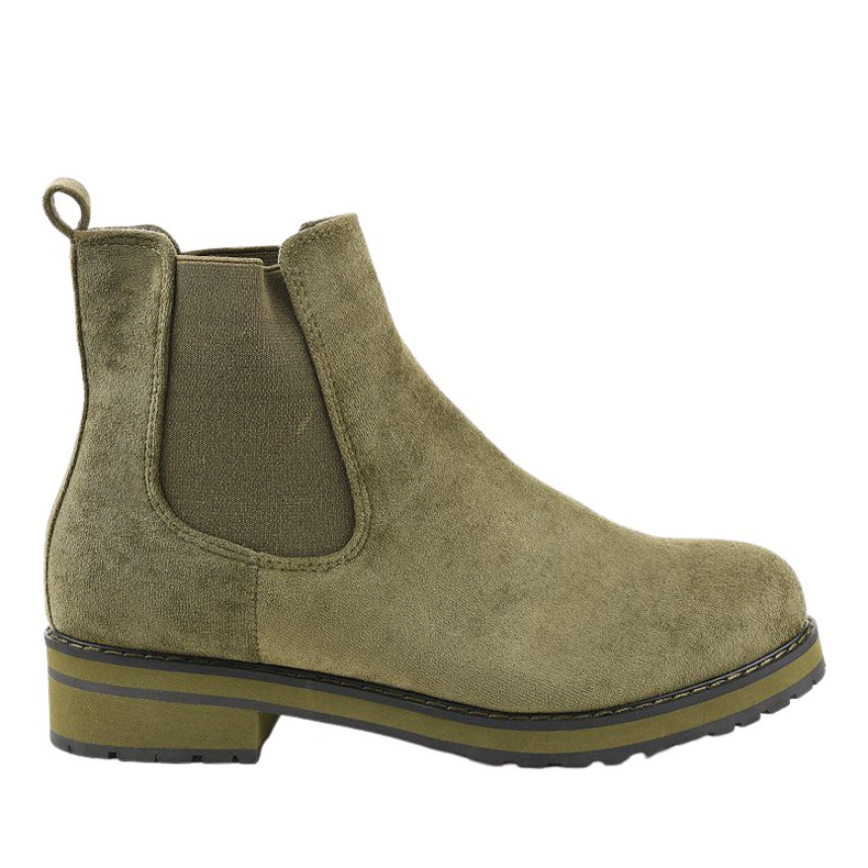 Botas de tornozelo com isolamento verde F-3799