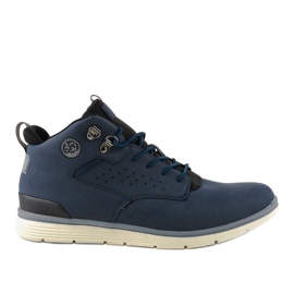 Botas masculinas com isolamento azul marinho X925-2