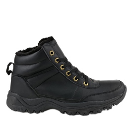 Botas pretas com isolamento para homens GT-9578-1 preto Botas pretas com isolamento para homens GT-9578-1 preto