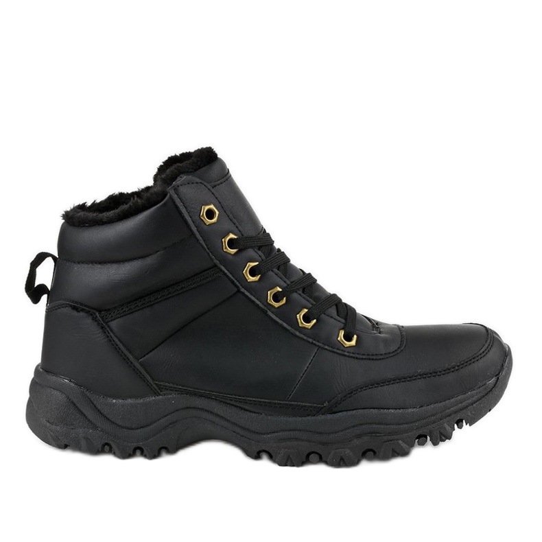 Botas pretas com isolamento para homens GT-9578-1 preto