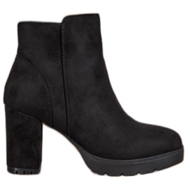 Super Mode Botas elegantes no poste preto