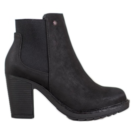 Goodin Botas de salto alto de salto alto preto