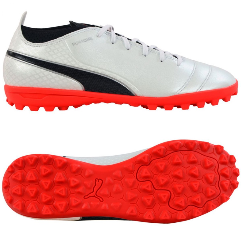 Puma One 17,4 Tt M 104078 01 chuteiras branco branco Puma One 17,4 Tt M 104078 01 chuteiras branco branco