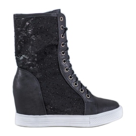 Seastar Botas Openwork preto