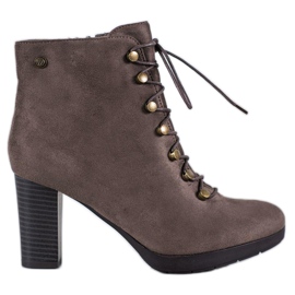 Goodin Botas de camurça quente bege