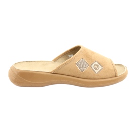 Sapatos femininos Befado pu 442D186 marrom