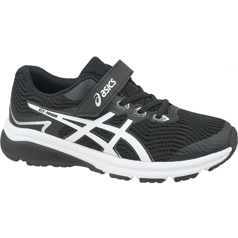 Tênis de corrida Asics GT-1000 8 Ps Jr 1014A067-001 branco preto