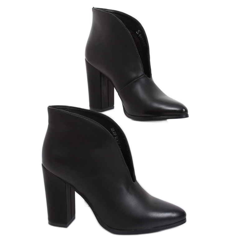 Botas pretas com recorte preto RB38P Black Ii Genre