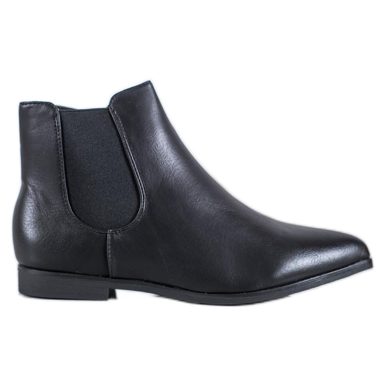 Marquiz Black Booties In Spitz preto