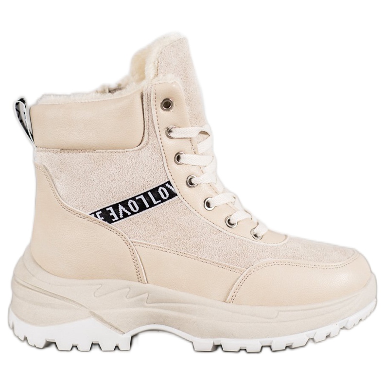 Bella Paris Tênis Quentes castanho