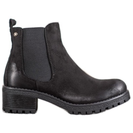 Goodin Botas deslizantes botas Jodhpur preto