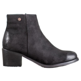 Goodin Botas de camurça clássicas preto