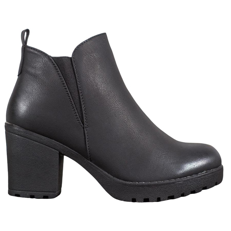 J. Star Botas de salto alto preto