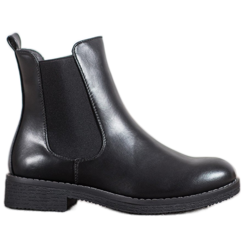 SHELOVET Botas com elástico preto
