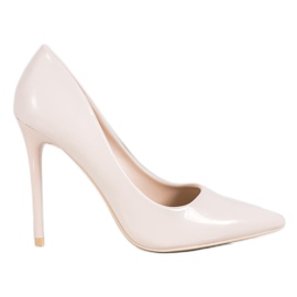 Small Swan Alfinetes envernizados marrom