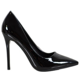 Small Swan Alfinetes envernizados preto Small Swan Alfinetes envernizados preto