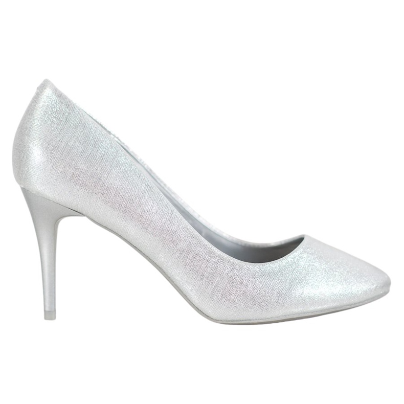 Comer Alfinetes lacados a prata cinza